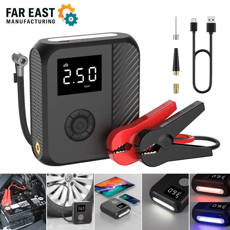Jump Starter légkompresszorral