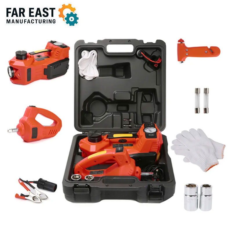 Hordozható autós jackkészlet